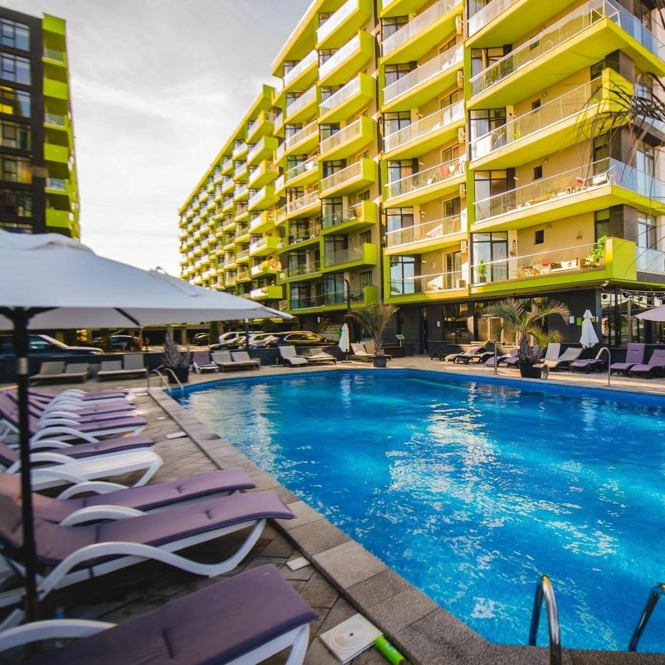 Alezzi Beach Resort Nautica Năvodari Exteriér fotografie